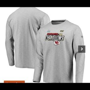 Kansas City Chiefs NFL Pro Line Super Bowl LIV Long Sleeve T-Shirt - brand new